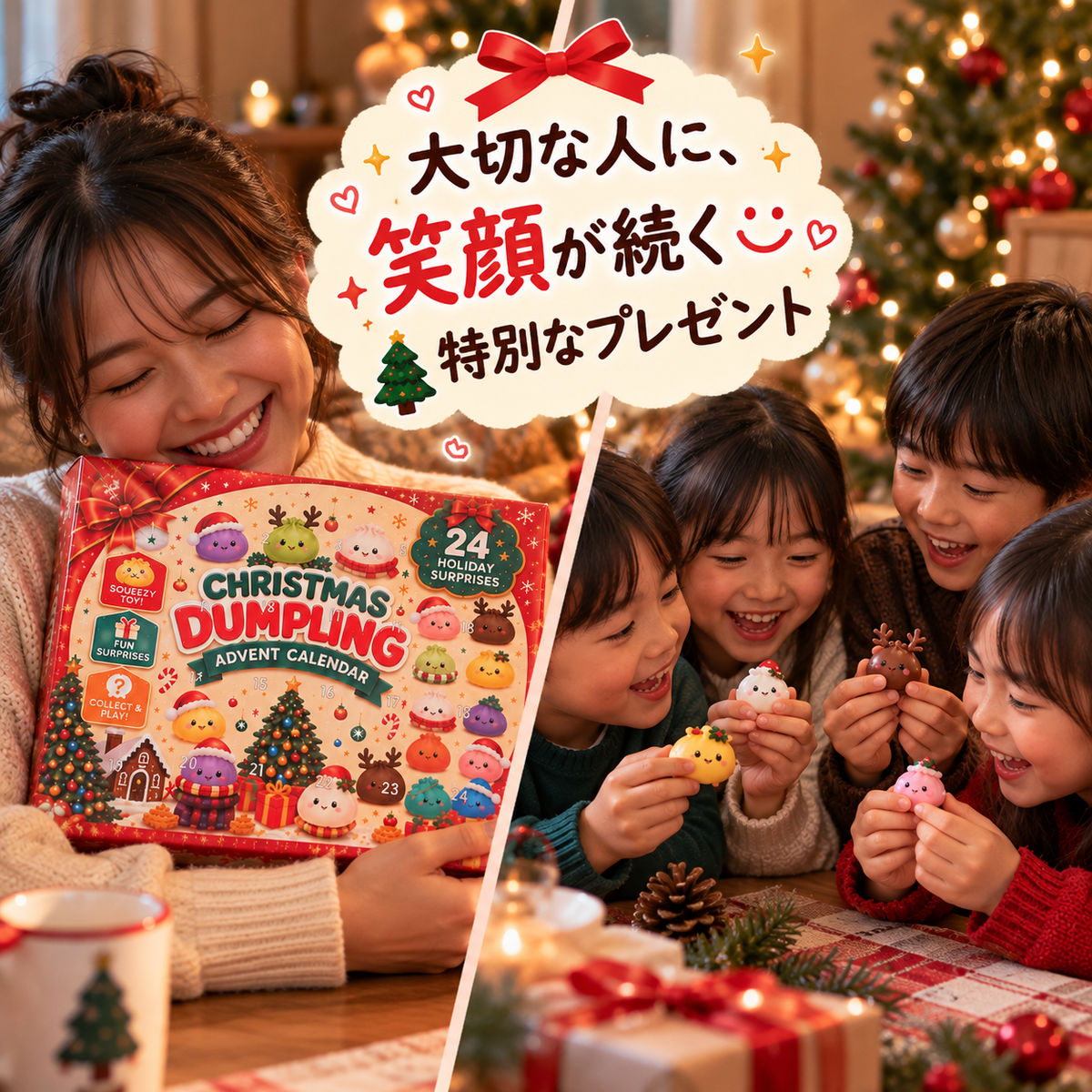 Dumpling クリスマス・スクイーズ｜自分へのご褒美にも、贈り物にも
