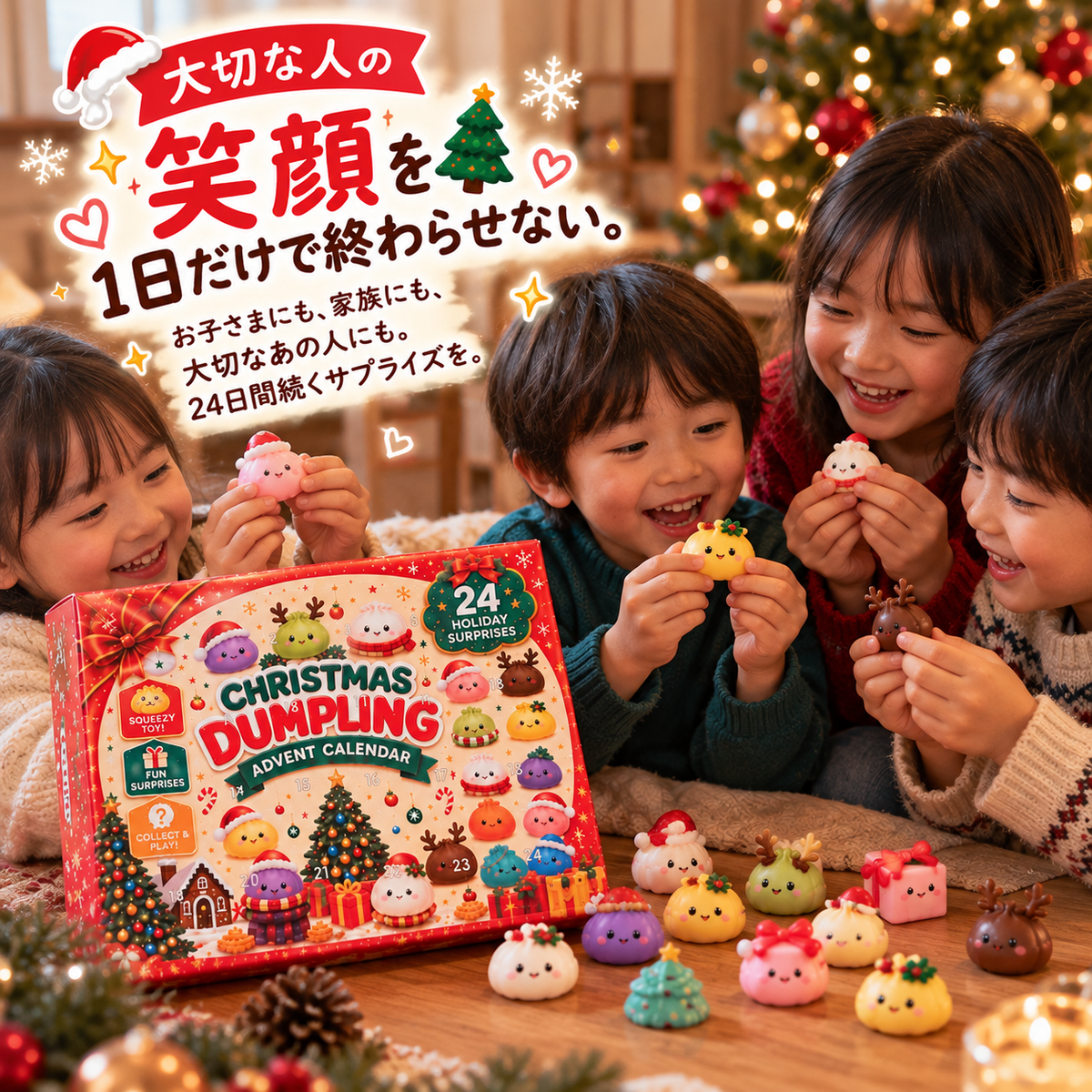 Dumpling クリスマス・スクイーズ｜自分へのご褒美にも、贈り物にも