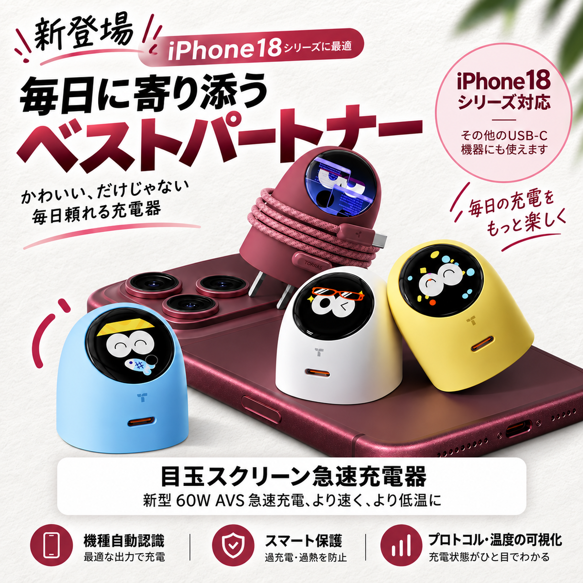 メダマチャージ™｜顔が動く