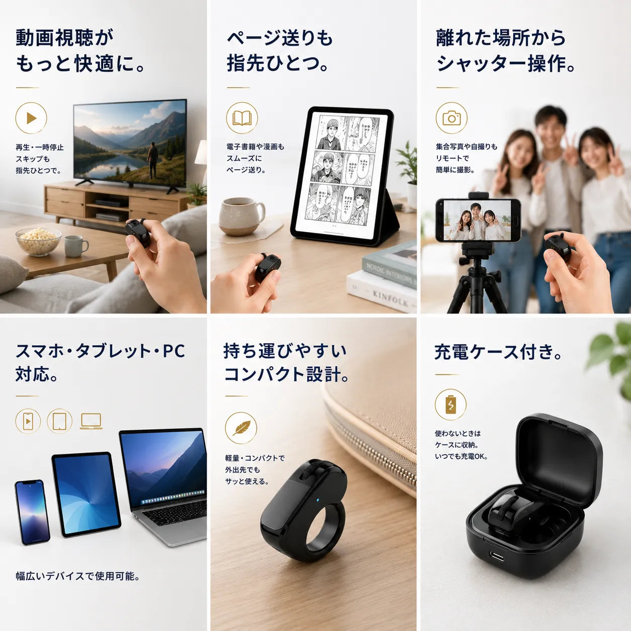 Smart Ring Mouse™  指にはめる次世代マウス